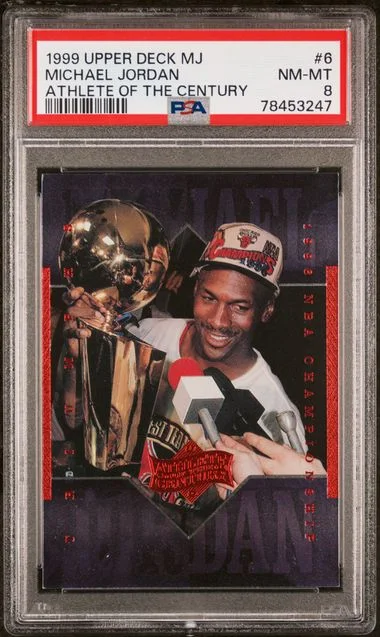 1999 Upper Deck Michael Jordan MJ Athlete Of The Century #6 card image