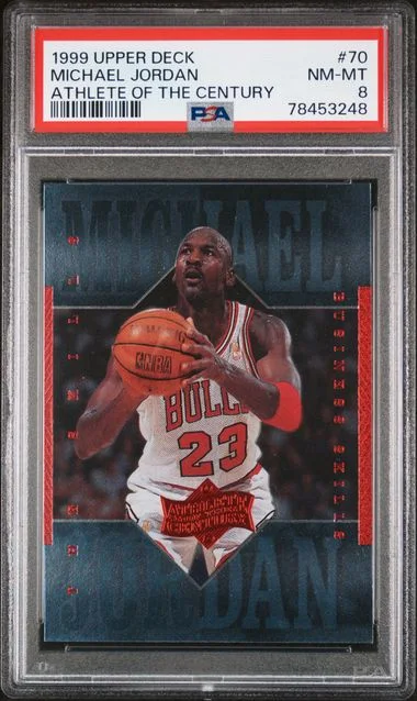 1999 Upper Deck Michael Jordan MJ Athlete Of The Century #70 card image