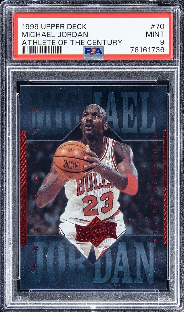 1999 Upper Deck Michael Jordan Athlete Of The Century #70 card image