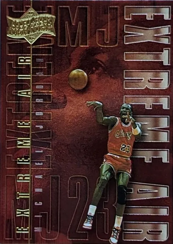 1999 Upper Deck Michael Jordan Athlete of the Century Michael Jordan Extreme Air #EA1 card image