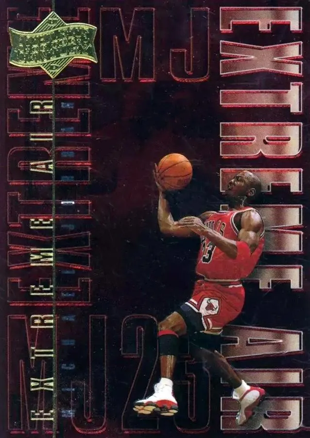 1999 Upper Deck Michael Jordan Athlete of the Century Michael Jordan Extreme Air #EA11 card image