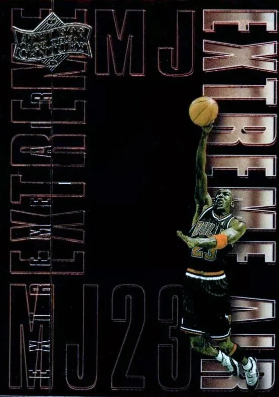 1999 Upper Deck Michael Jordan Athlete of the Century Michael Jordan Extreme Air #EA13 card image