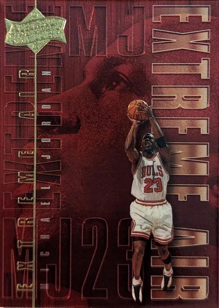 1999 Upper Deck Michael Jordan Athlete of the Century Michael Jordan Extreme Air #EA14 card image