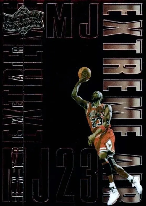1999 Upper Deck Michael Jordan Athlete of the Century Michael Jordan Extreme Air #EA2 card image