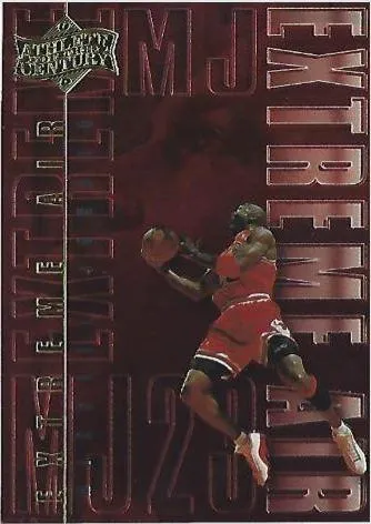 1999 Upper Deck Michael Jordan Athlete of the Century Michael Jordan Extreme Air #EA3 card image