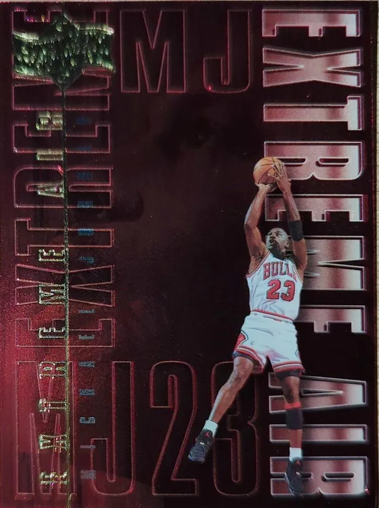 1999 Upper Deck Michael Jordan Athlete of the Century Michael Jordan Extreme Air #EA4 card image