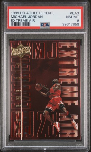 1999 Upper Deck Michael Jordan Athlete of the Century Michael Jordan Extreme Air #EA5 card image
