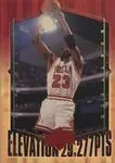 1999 Upper Deck Michael Jordan Athlete of the Century Michael Jordan Elevation #EL11 card image