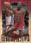 1999 Upper Deck Michael Jordan Athlete of the Century Michael Jordan Elevation #EL3 card image