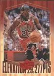 1999 Upper Deck Michael Jordan Athlete of the Century Michael Jordan Elevation #EL6 card image