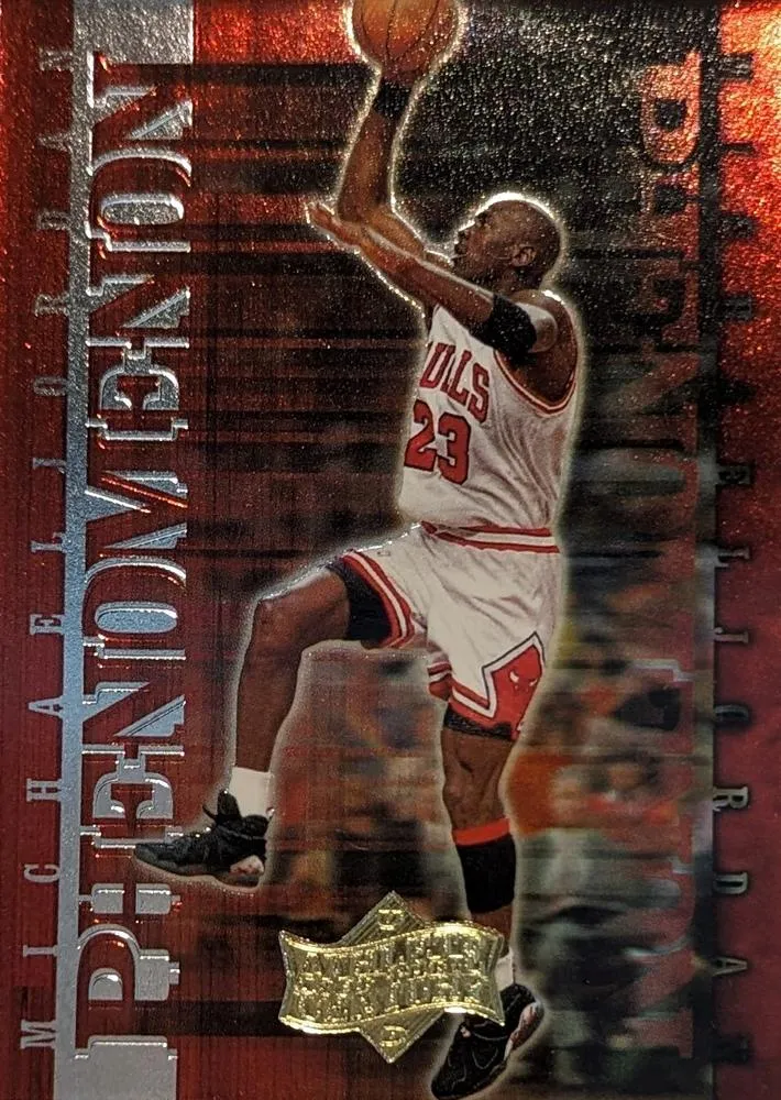 1999 Upper Deck Michael Jordan Athlete of the Century Michael Jordan MJ Phenomenon #P3 card image