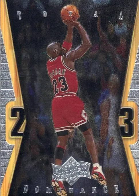 1999 Upper Deck Michael Jordan Athlete of the Century Michael Jordan Total Dominance #TD11 card image