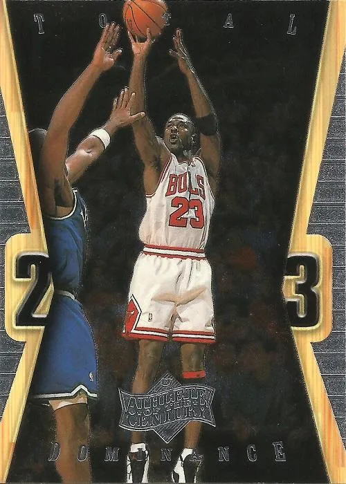 1999 Upper Deck Michael Jordan Athlete of the Century Michael Jordan Total Dominance #TD19 card image