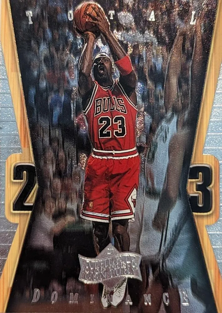 1999 Upper Deck Michael Jordan Athlete of the Century Michael Jordan Total Dominance #TD4 card image