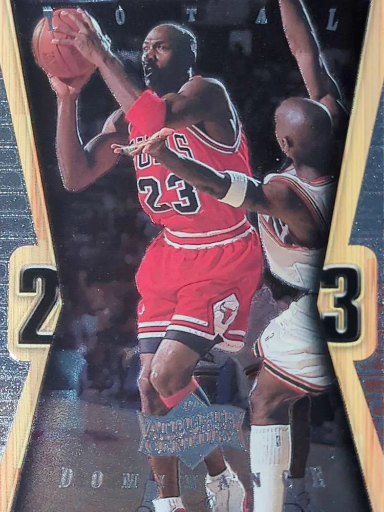 1999 Upper Deck Michael Jordan Athlete of the Century Michael Jordan Total Dominance #TD7 card image