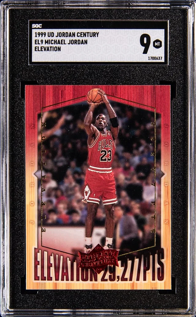 1999 Upper Deck Michael Jordan Jordan Century Elevation #EL9 card image