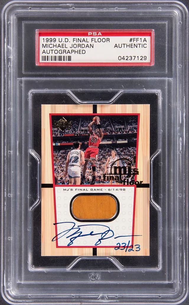 1999 Upper Deck Michael Jordan Final Floor Autographed #FF1A card image