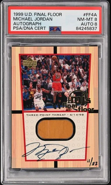 1999 Upper Deck Michael Jordan Final Floor Autograph #FF4A card image