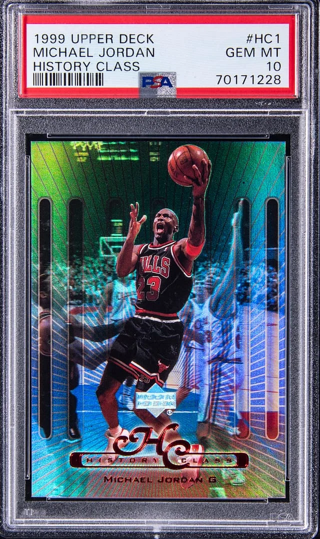 1999 Upper Deck Michael Jordan History Class #HC1 card image