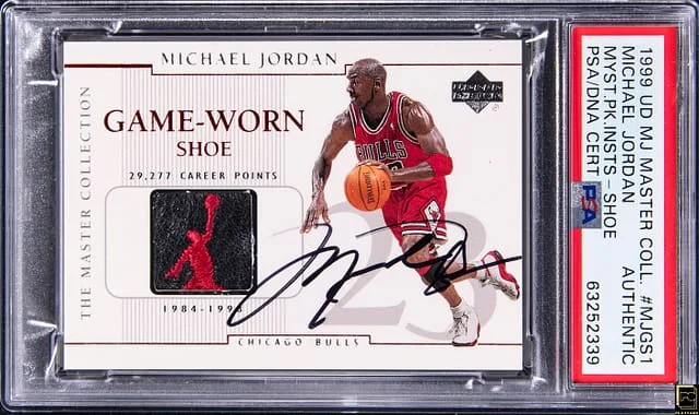 1999 Upper Deck Michael Jordan MJ Master Collection Mystery Pack Inserts Shoe #MJGS-1 card image