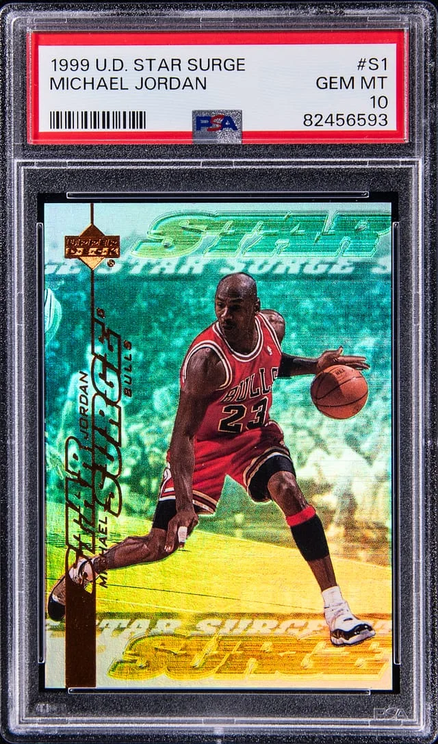 1999 Upper Deck Michael Jordan Star Surge #S1 card image