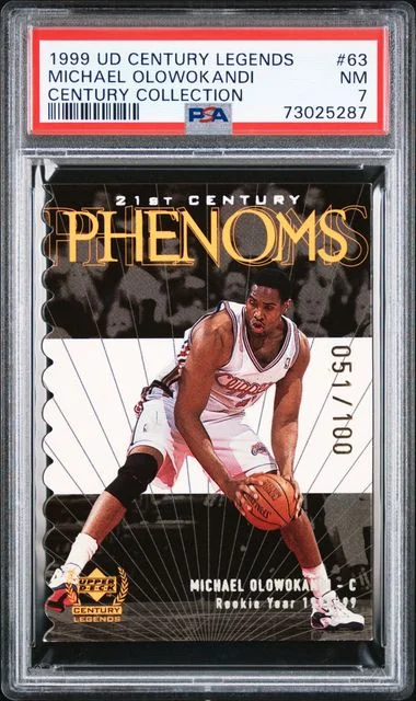 1999 Upper Deck Michael Olowokandi Century Legends Century Collection #63 card image