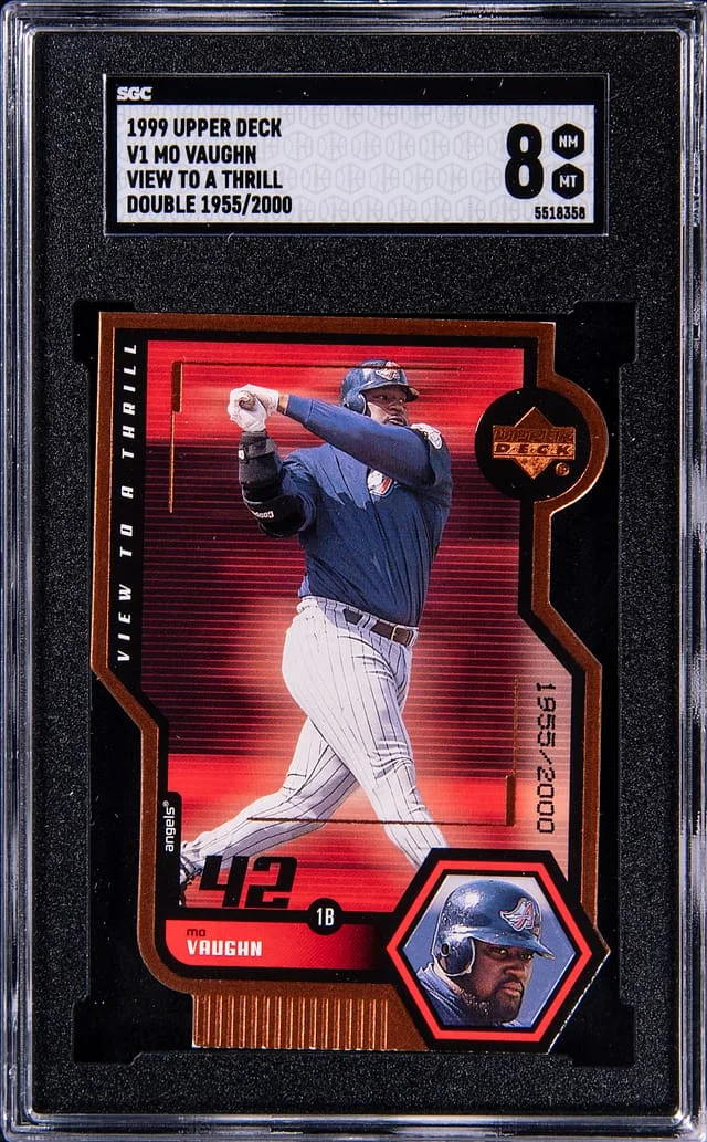 1999 Upper Deck Mo Vaughn View to a Thrill Double #V1 card image
