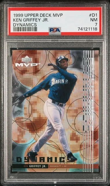 1999 Upper Deck MVP Ken Griffey Jr. Dynamics #D1 card image