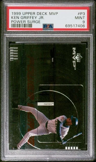 1999 Upper Deck MVP Ken Griffey Jr. Power Surge #P3 card image
