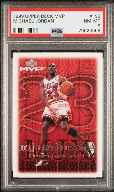 1999 Upper Deck MVP Michael Jordan Silver Script #198 card image