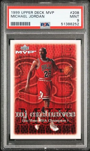 1999 Upper Deck MVP Michael Jordan #208 card image
