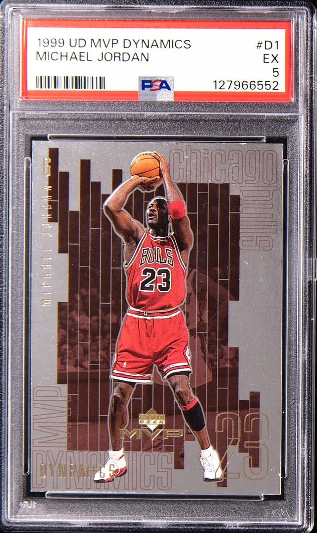 1999 Upper Deck MVP Michael Jordan Dynamics #D1 card image