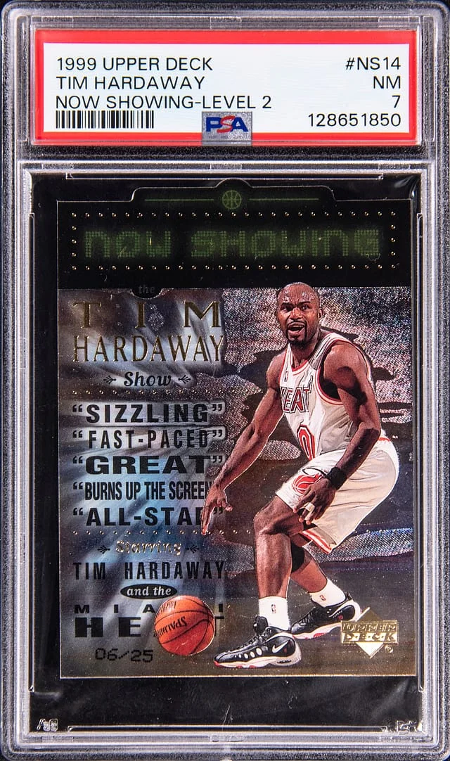 1999 Upper Deck Now Showing Level 2#NS-14 Tim Hardaway #no-number card image
