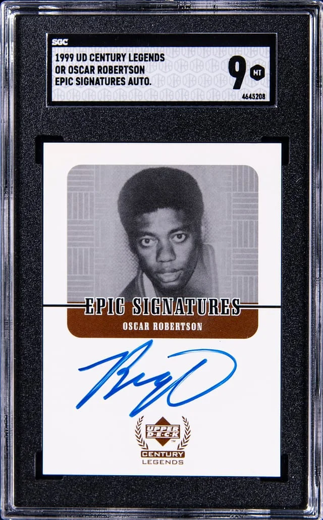 1999 Upper Deck Oscar Robertson Century Legends Epic Signatures #OR card image