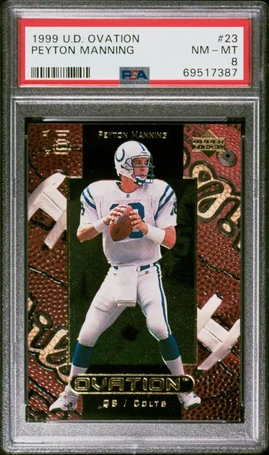 1999 Upper Deck Ovation Peyton Manning #23 card image