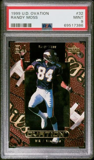 1999 Upper Deck Ovation Randy Moss #32 card image