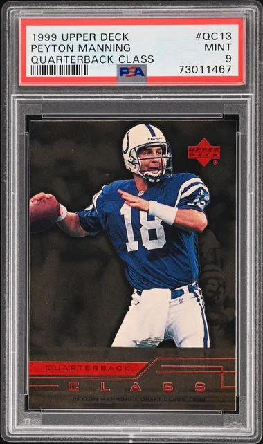 1999 Upper Deck Peyton Manning Quarterback Class #QC13 card image