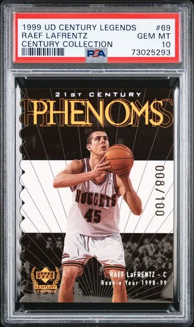 1999 Upper Deck Raef LaFrentz Century Legends Century Collection #69 card image