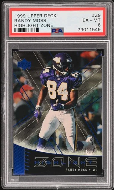 1999 Upper Deck Randy Moss Highlight Zone #Z9 card image