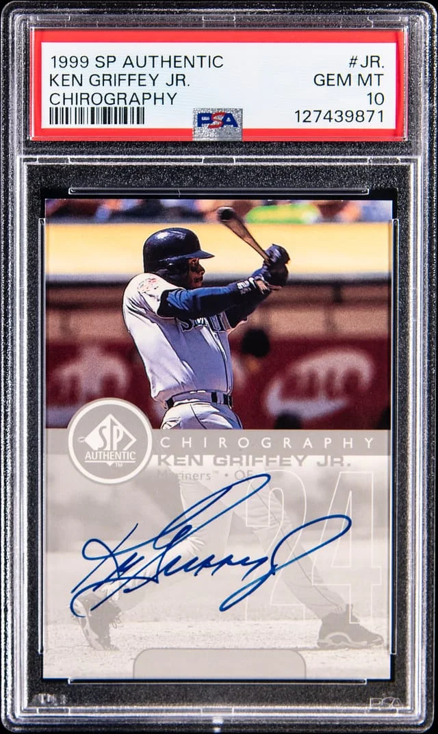 1999 Upper Deck SP Authentic Ken Griffey Jr. Chirography #JR card image