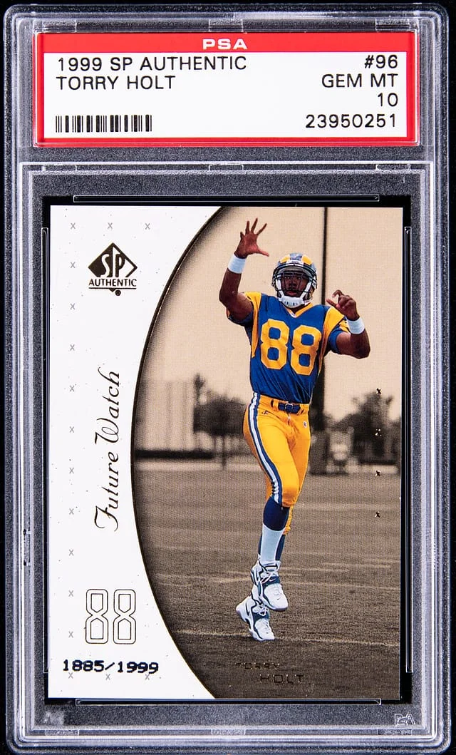 1999 Upper Deck SP Authentic Torry Holt #96 card image