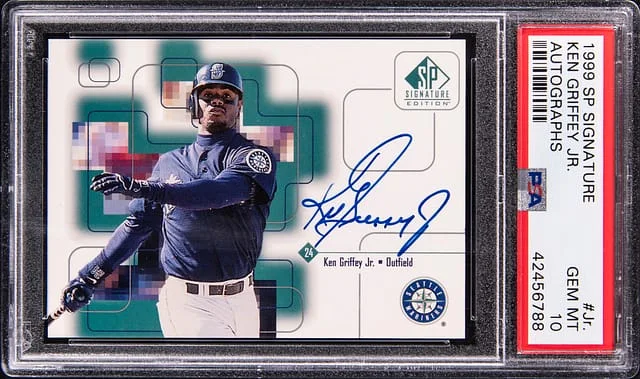 1999 Upper Deck SP Ken Griffey Jr. Signature Autographs #Jr. card image