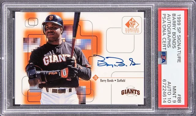 1999 Upper Deck SP Signature Edition Barry Bonds #BB card image
