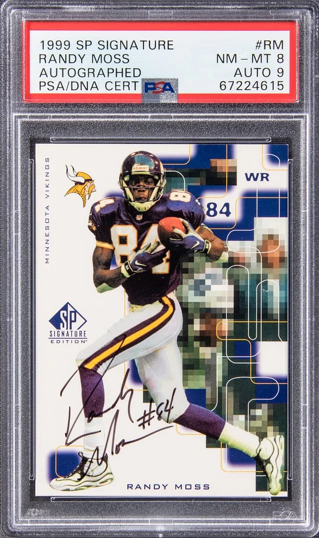 1999 Upper Deck SP Signature Edition Randy Moss #RM card image