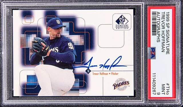 1999 Upper Deck SP Trevor Hoffman Signature Autographs #THo card image