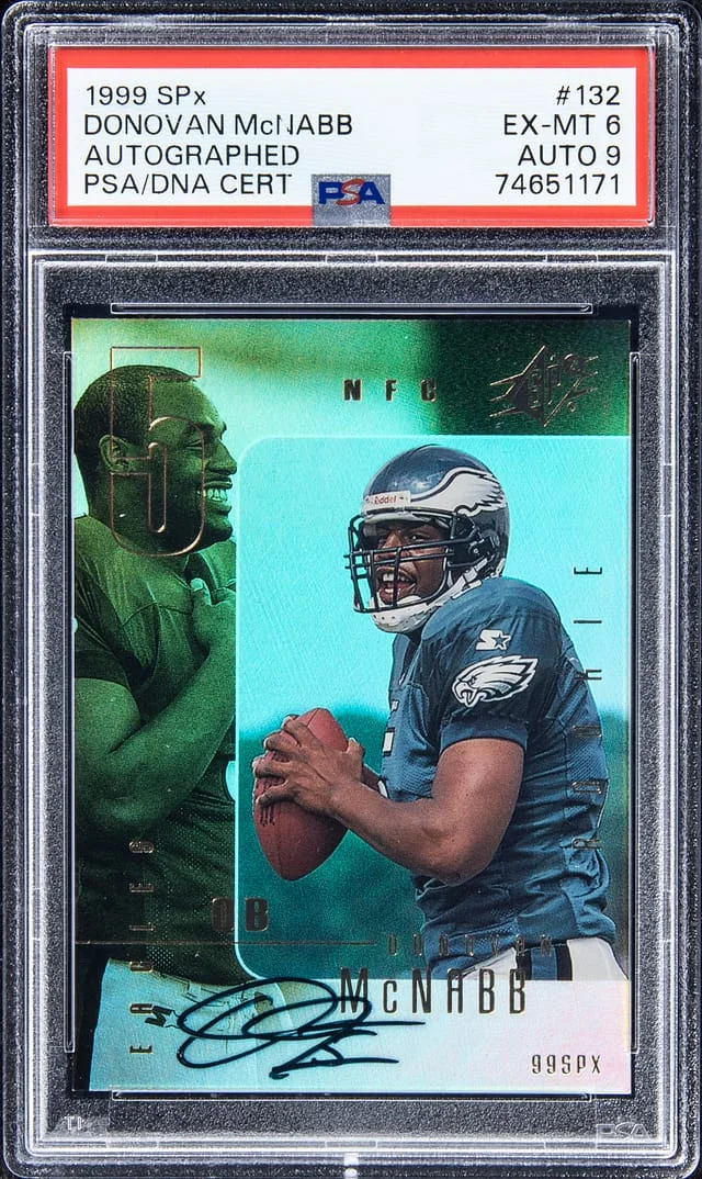 1999 Upper Deck SPx Donovan McNabb #132 card image
