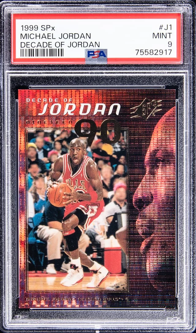 1999 Upper Deck SPx Michael Jordan Decade of Jordan #J1 card image