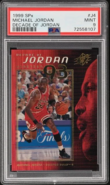 1999 Upper Deck SPx Michael Jordan Decade Of Jordan Decade Of Jordan #J4 card image