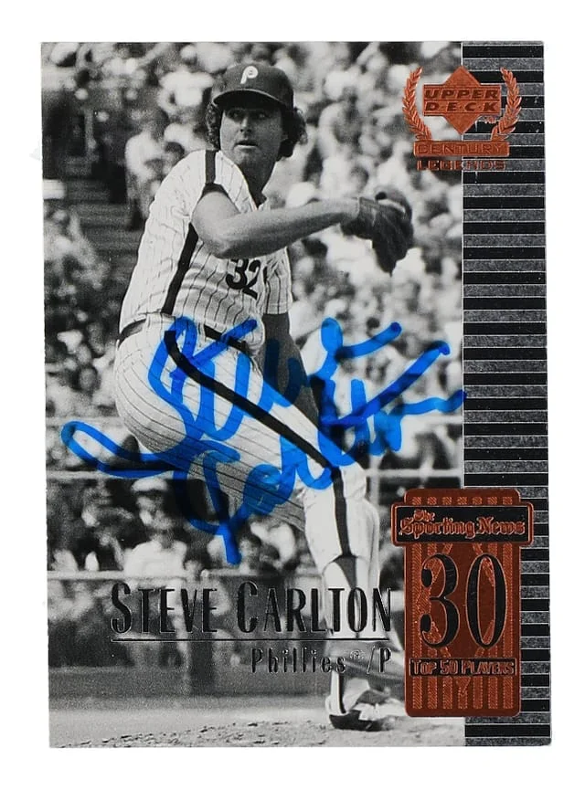 1999 Upper Deck Steve Carlton Century Legends Sporting News #30 card image