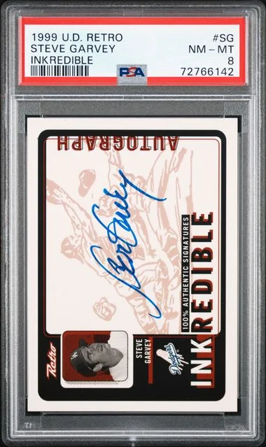 1999 Upper Deck Steve Garvey Retro Inkredible #SG card image